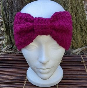 Women's Ear and Head Warmer Burgundy Wine